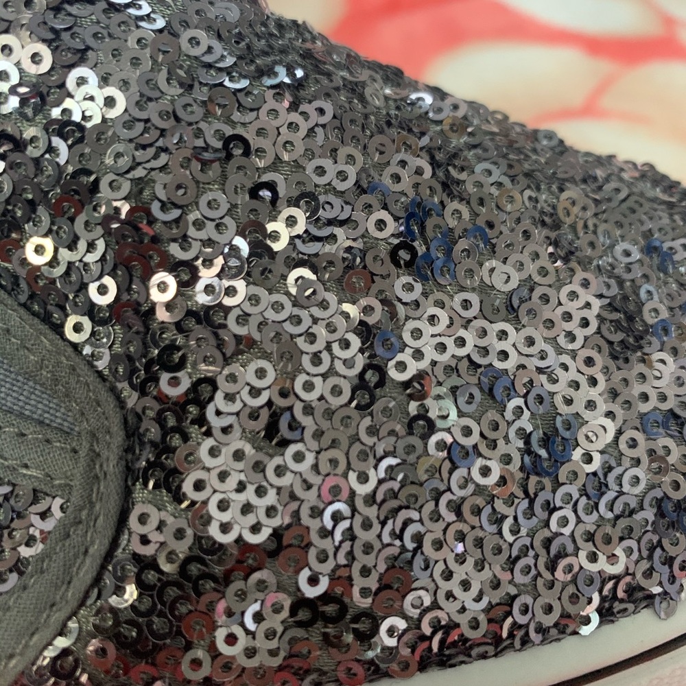 NIB ✨ Silver sequins sneakers - Picture 7 of 9